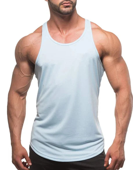 Gym Stringer - White