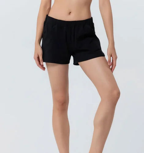 Cotton Gym Shorts - Black