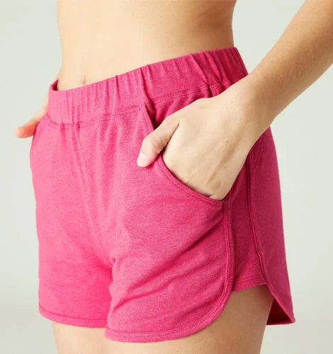 Cotton Gym Shorts - Pink