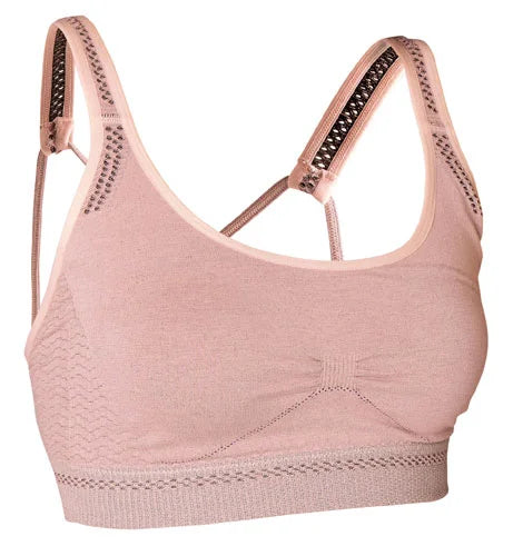 Seamless Gentle Yoga Sports Bra - Pink